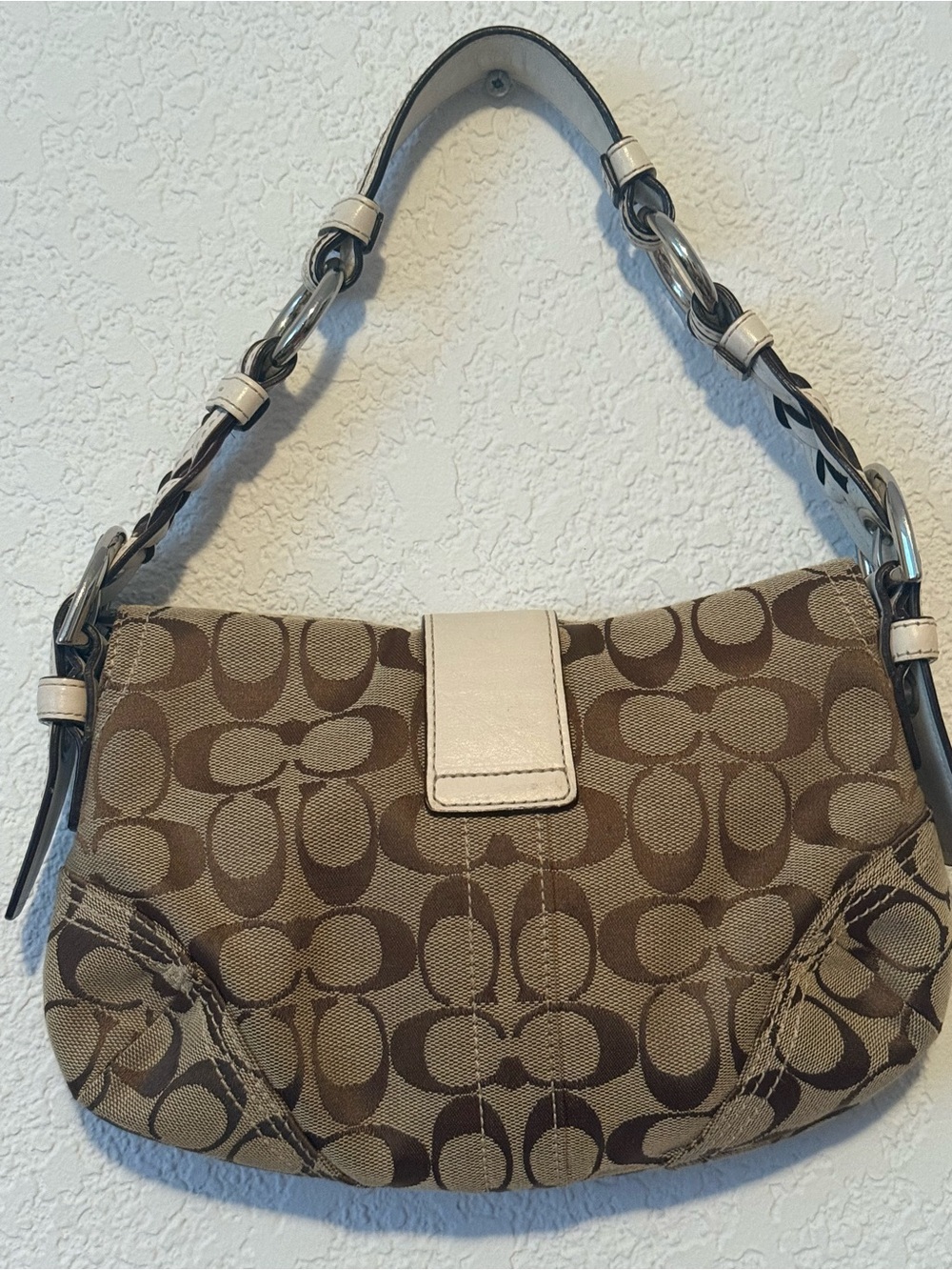 Vintage Coach Carly 10619 Signature Jacquard Hobo Sho… - Gem